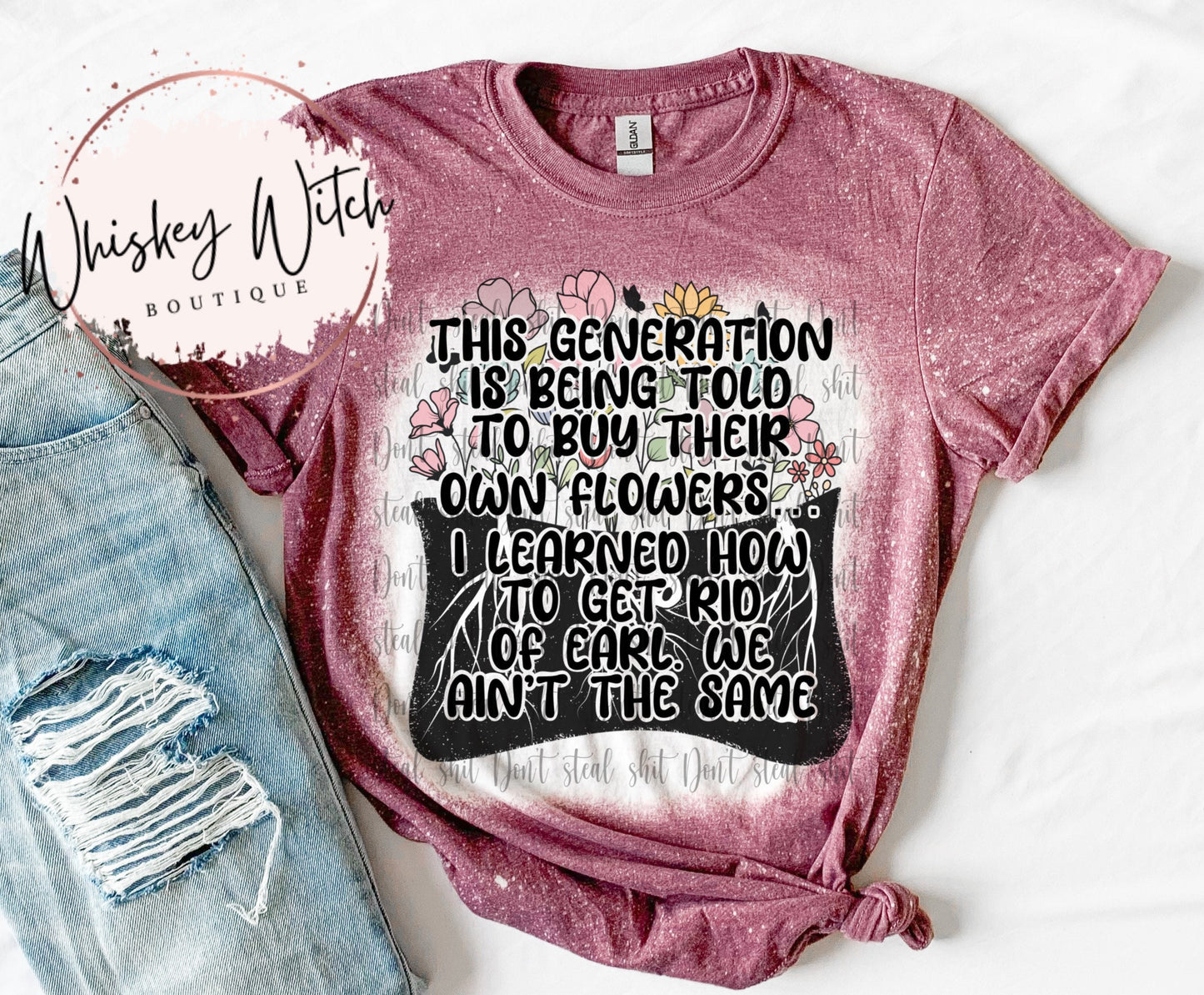 Bleached Tee | Earl country | western | concert shirt | vintage | retro | custom | gift | unisex | best seller