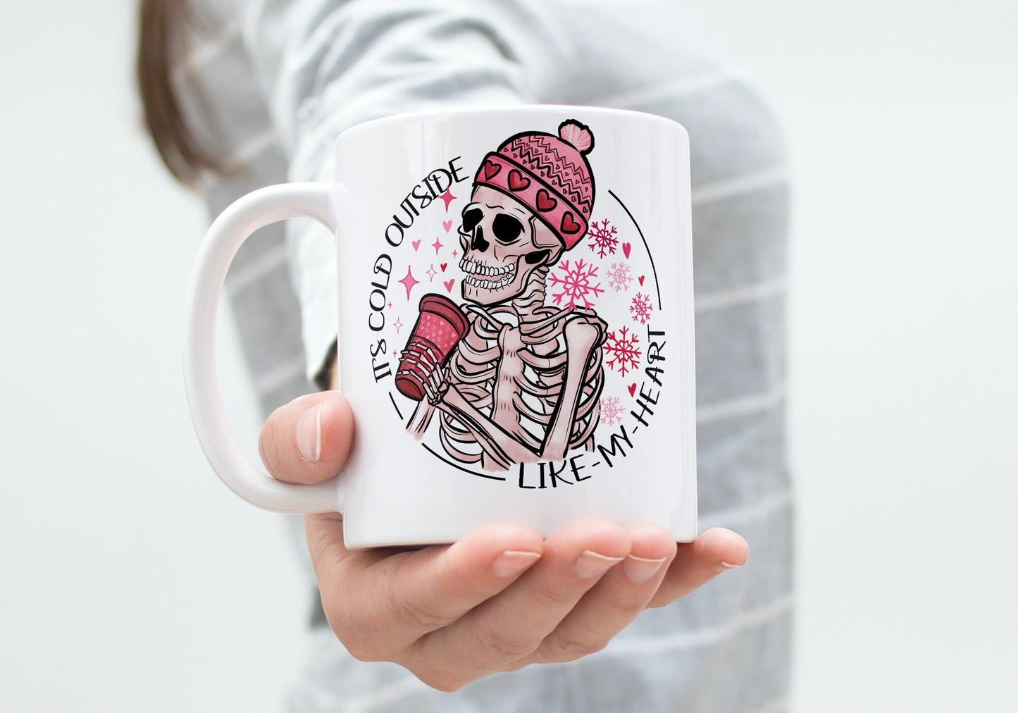 Cold Like My Heart Coffee Mug / coffee cup/ unique gift / funny coworker gift / gift for her / best friend / funny gift/ funny mug coffee