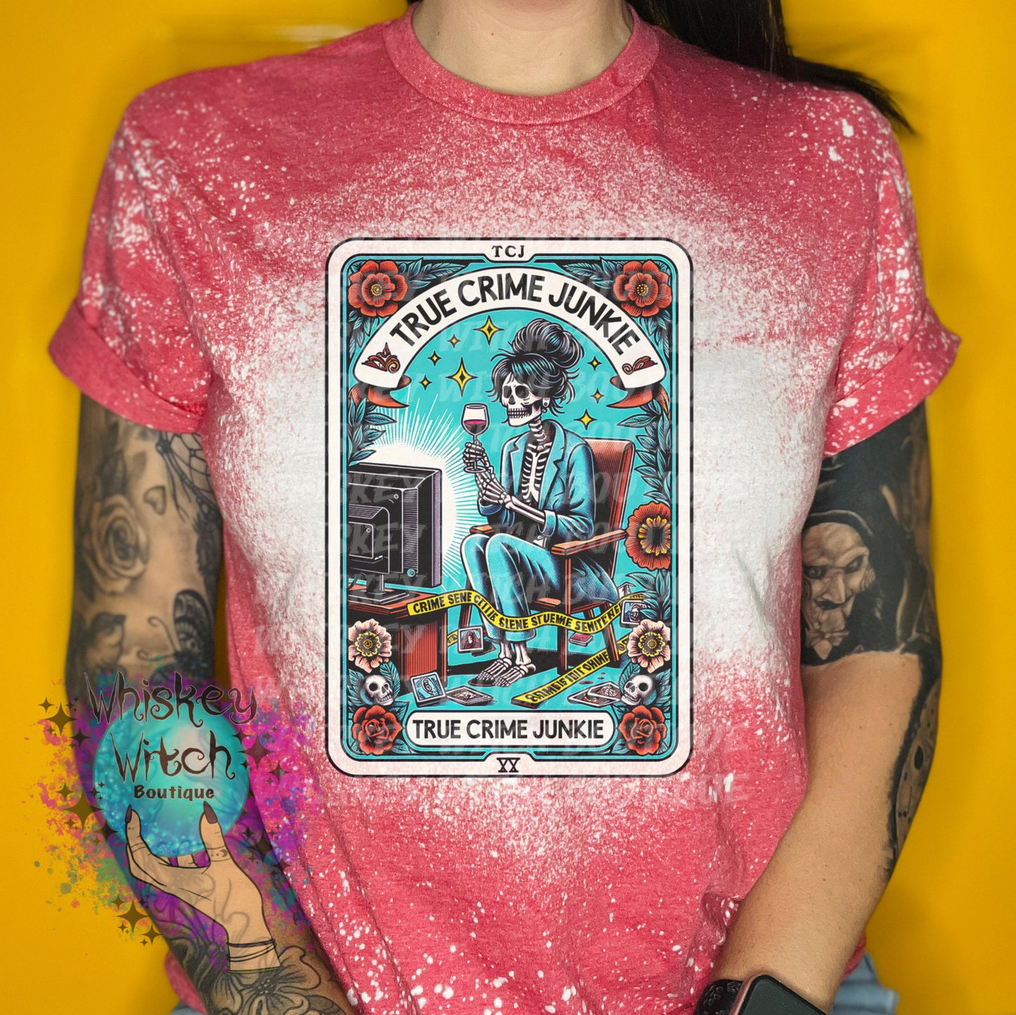 True Crime Junkie funny witchy shirt | sarcastic | trending | unique | vintage | retro | distressed | custom | funny | gift best seller