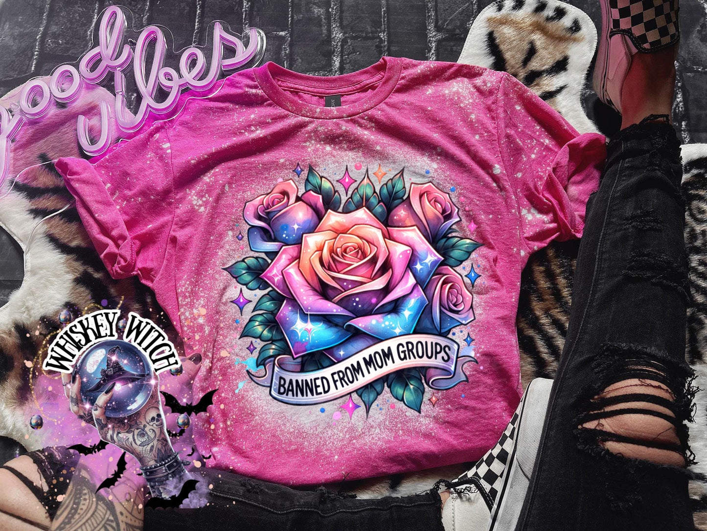 Banned From Mom Groups | vintage | retro | distressed | custom | funny shirt | gifts for mom | snarky | mama shirt | mom life | parent