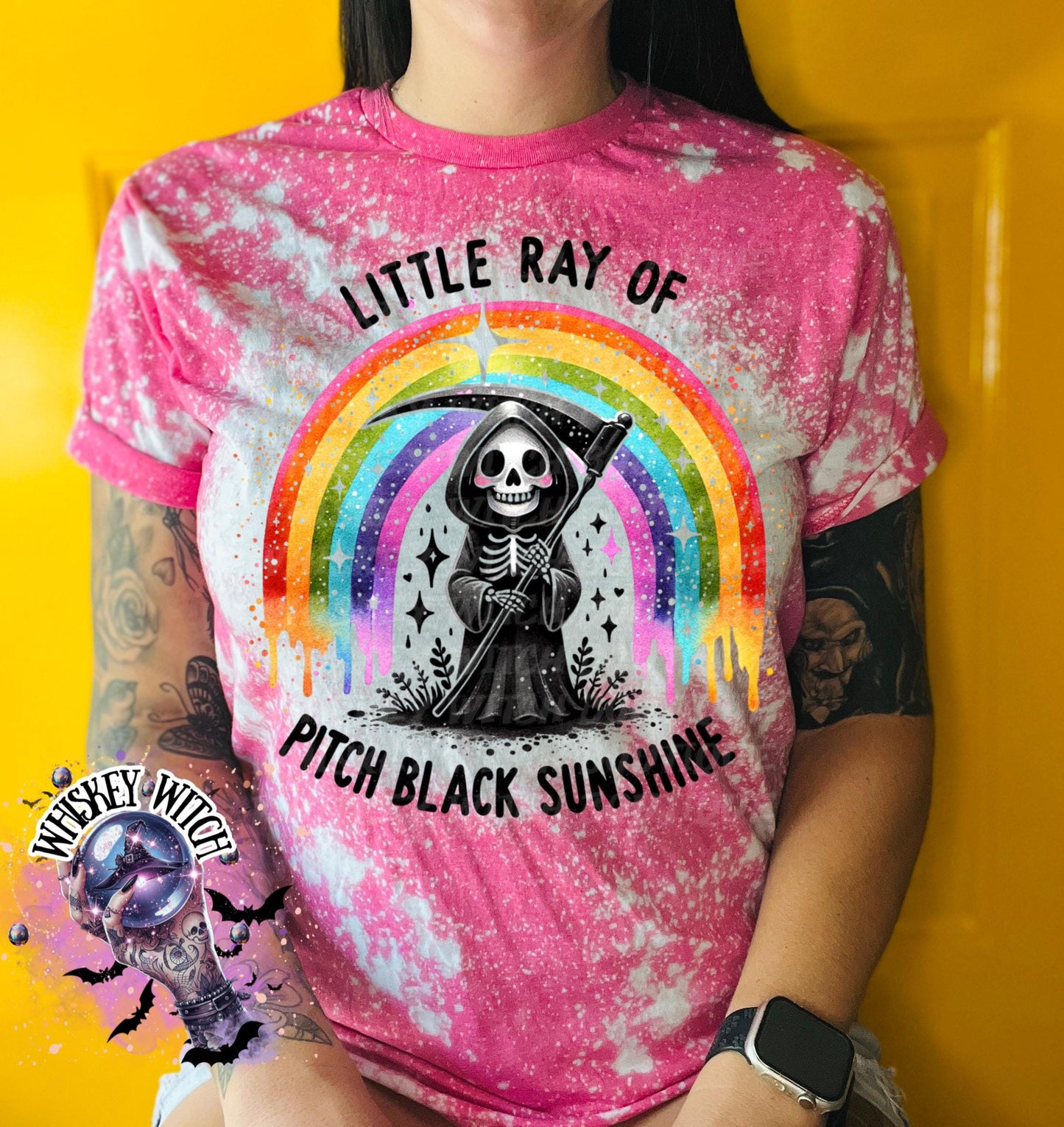 Reaper Littleray funny | vintage | retro | bleached | custom | funny shirt | Halloween | gift | snarky | custom | mom | summer | soft tee