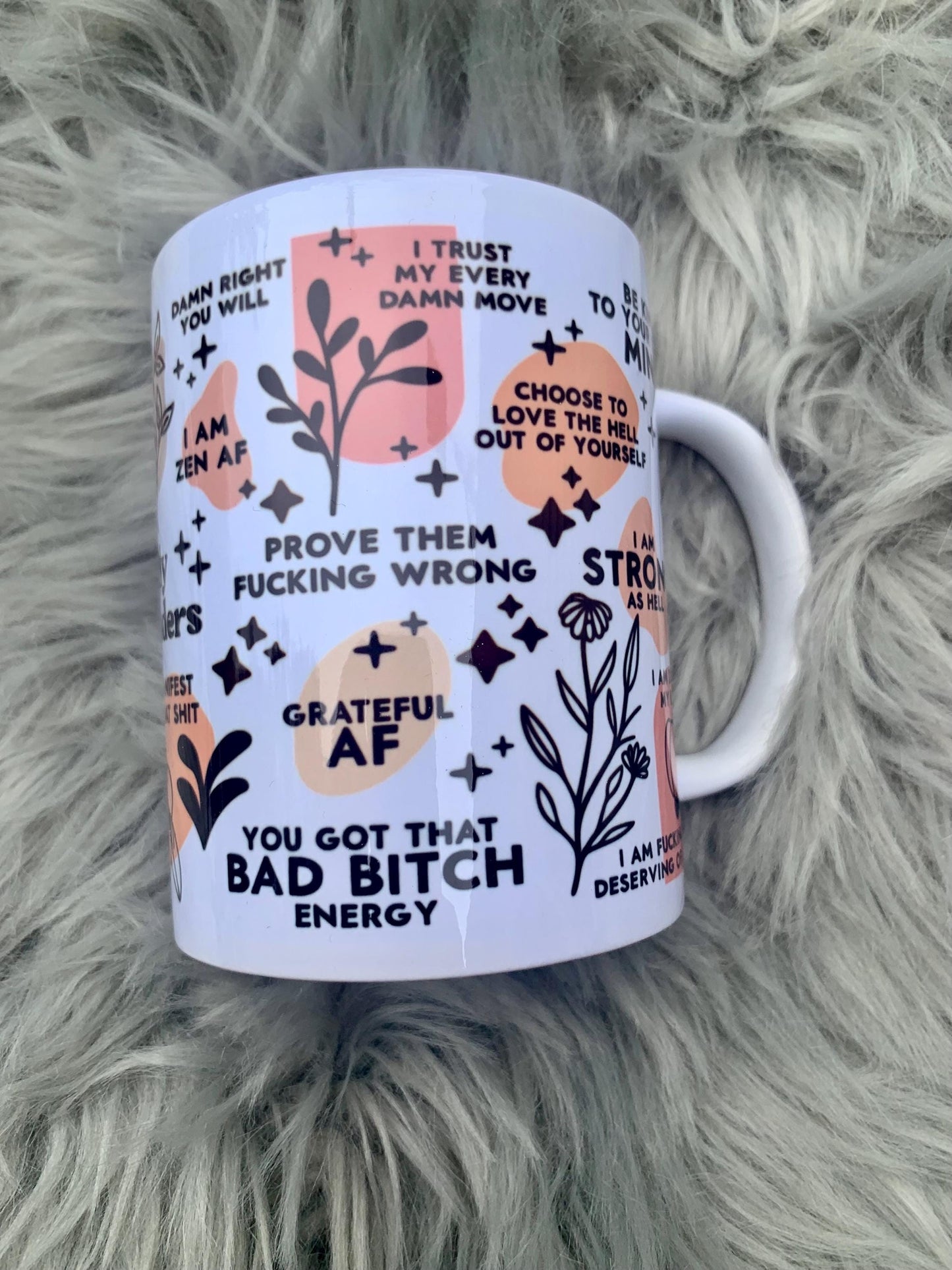 Vulgar Motivational funny Coffee Mug / coffee cup/ unique gift / funny coworker gift / gift for her / best friend / funny gift