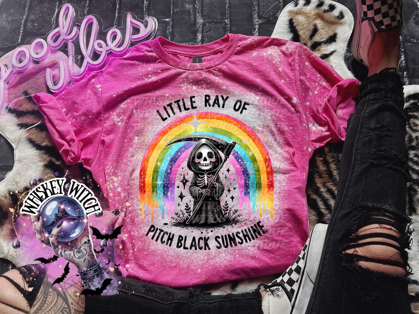 Reaper Littleray funny | vintage | retro | bleached | custom | funny shirt | Halloween | gift | snarky | custom | mom | summer | soft tee