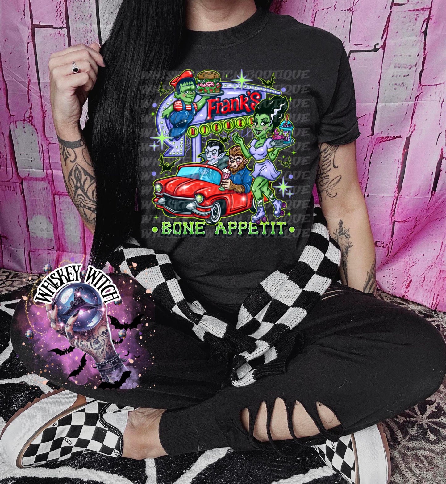 Spooky Diner T Shirt | vintage | retro | custom | funny shirt | Halloween | gift | goth | custom | trending | trendy | soft tee