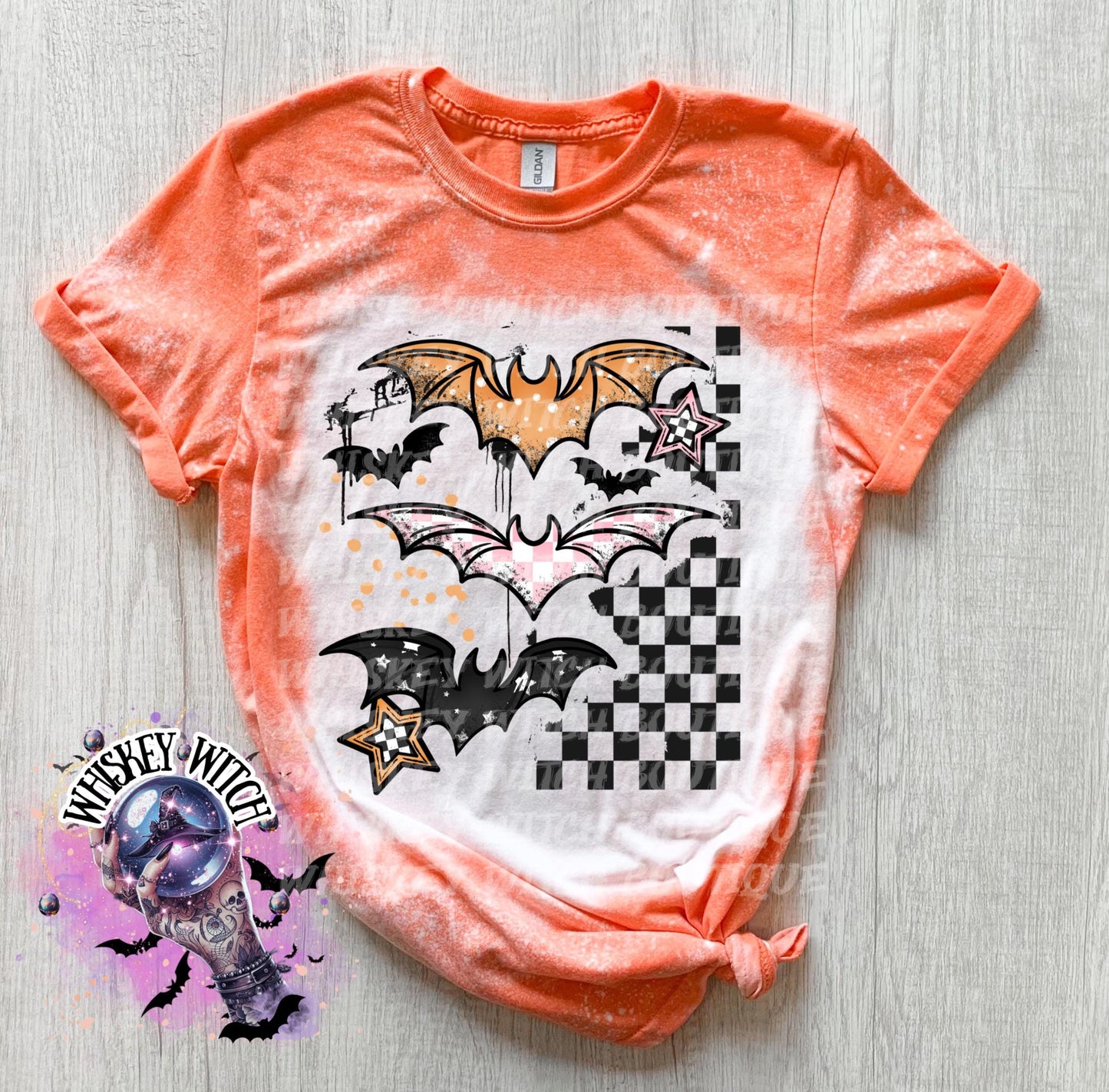 Bleached Shirt Spooky Grunge Bats | goth T shirt | gift | tshirt | gift for her | soft tee | creepy | Halloween | comfy tee | tee