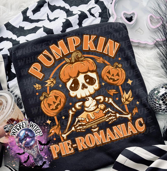 Cute Fall Pumpkin Pie Romantic Halloween Shirt: Retro Spooky Season Shirt | Thanksgiving Aesthetic Top, Fall Outfit, Halloween Gift