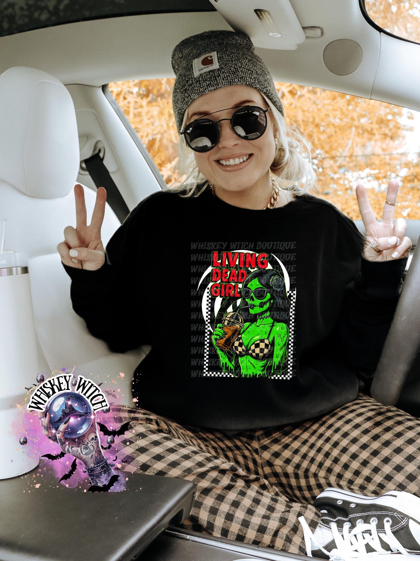 Goth Zombie Girl Shirt | Horror Babe Retro Graphic Tee | Gothic Pinup Shirt | Zombie Girl Aesthetic Top | Alternative Fashion T-Shirt