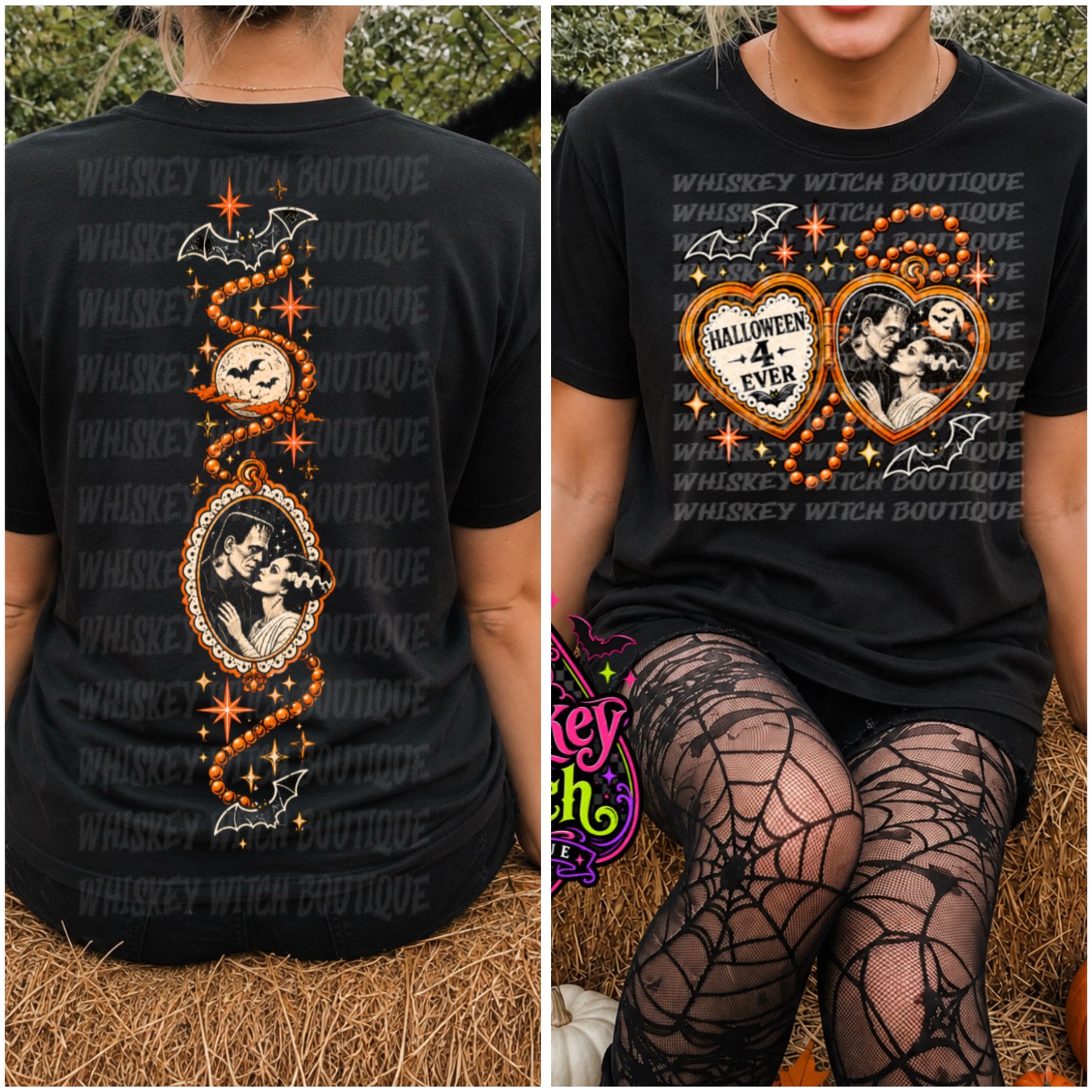 Halloween 4 Ever Monster Couple Shirt | Vintage Horror Tee & Sweatshirt | Gothic Halloween Shirt