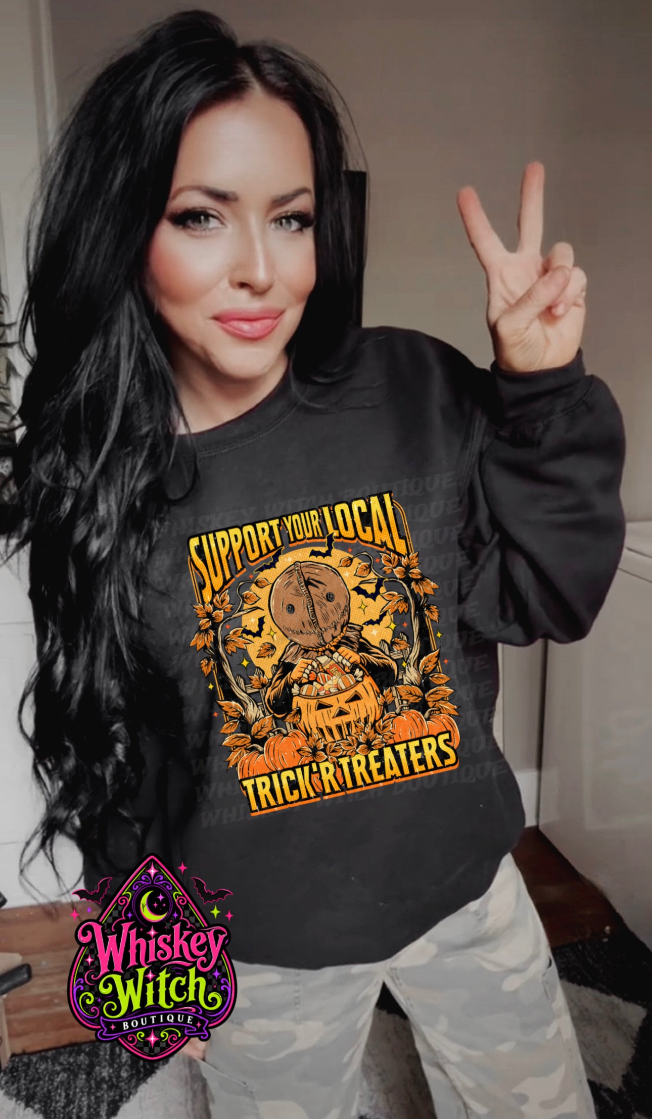 Support Your Local Trick-or-Treaters Halloween Shirt | Gildan Tee or Sweatshirt