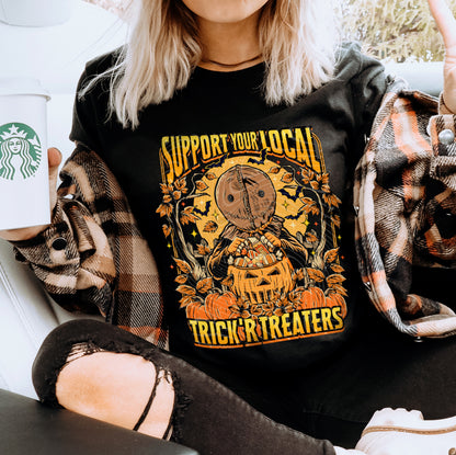 Support Your Local Trick-or-Treaters Halloween Shirt | Gildan Tee or Sweatshirt