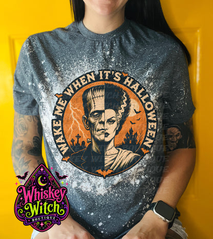 Vintage Monster Couple Shirt | Bleached Halloween Tee or Sweatshirt