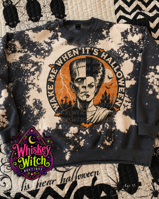 Vintage Monster Couple Shirt | Bleached Halloween Tee or Sweatshirt