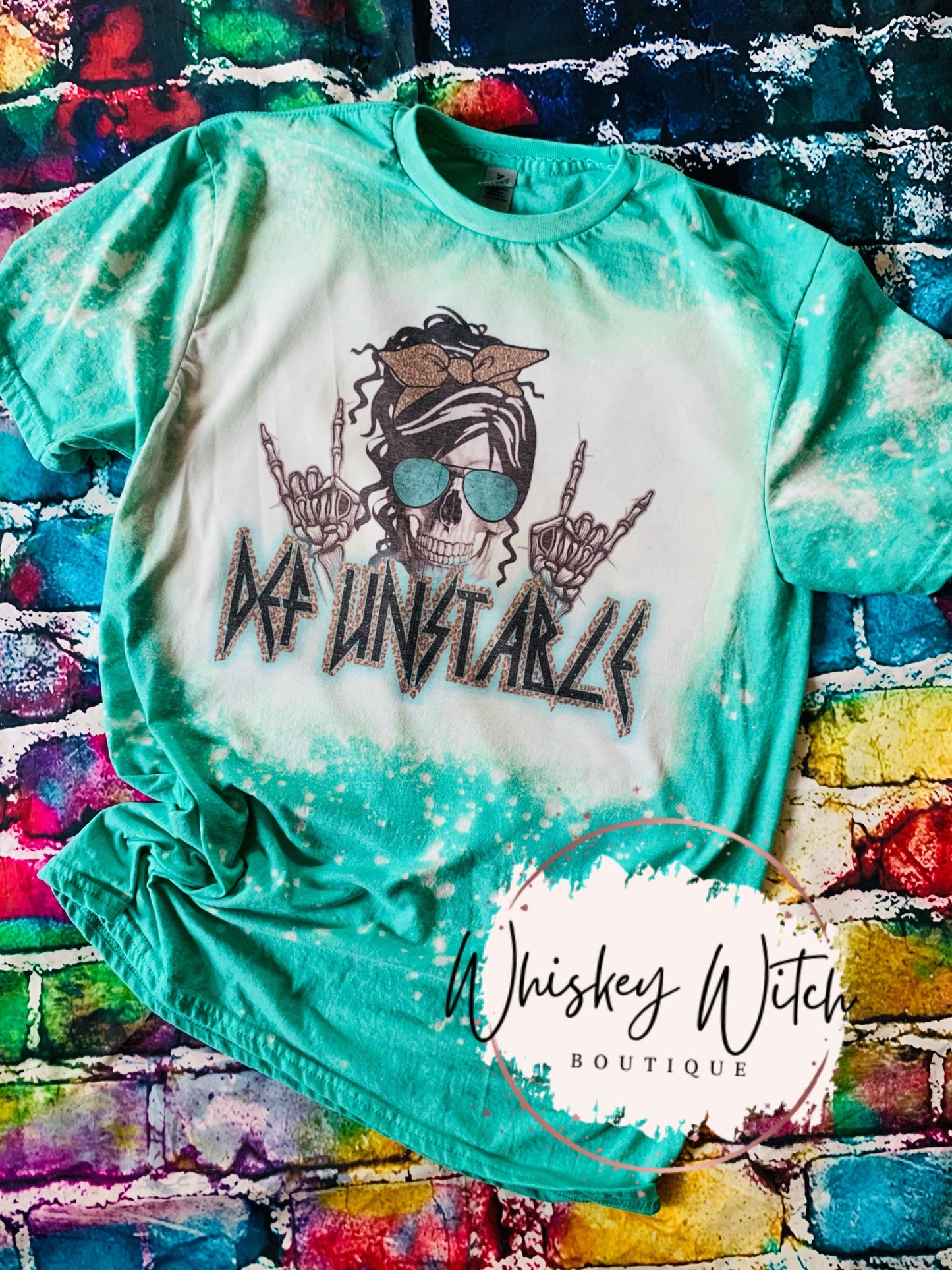 Bleached shirt Def Unstable | vintage | retro | distressed | custom | funny shirt | gift