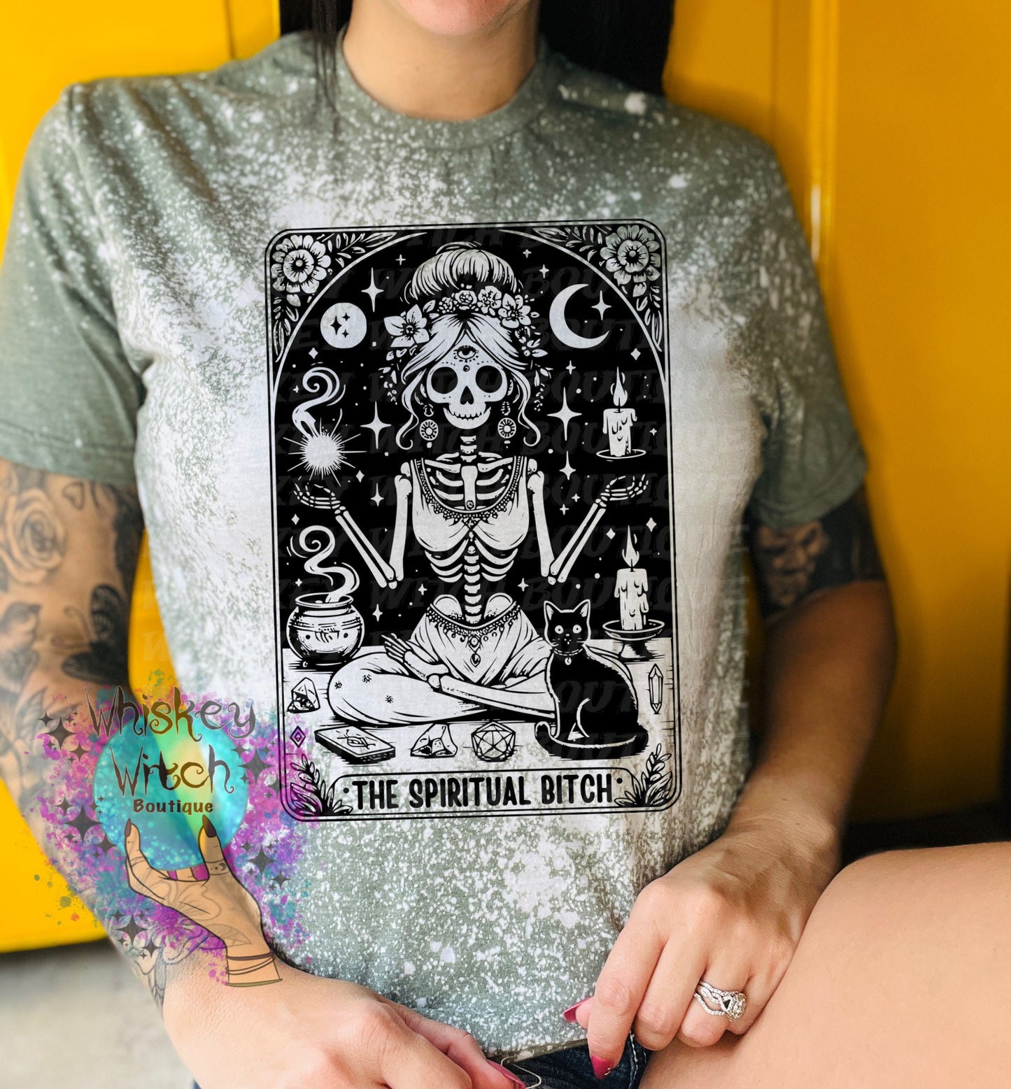 The Spiritual B*tch witchy shirt | sarcastic | trending | unique | vintage | retro | distressed | custom | funny | gift best seller