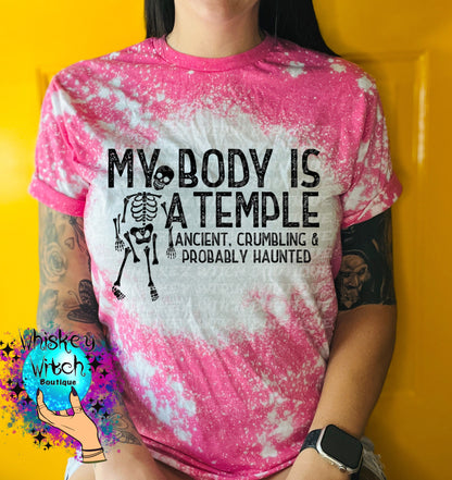 My Body Is a temple funny | vintage | retro | distressed | custom | funny |T shirt | gift | T shirts funny | cool T shirts | sarcastic