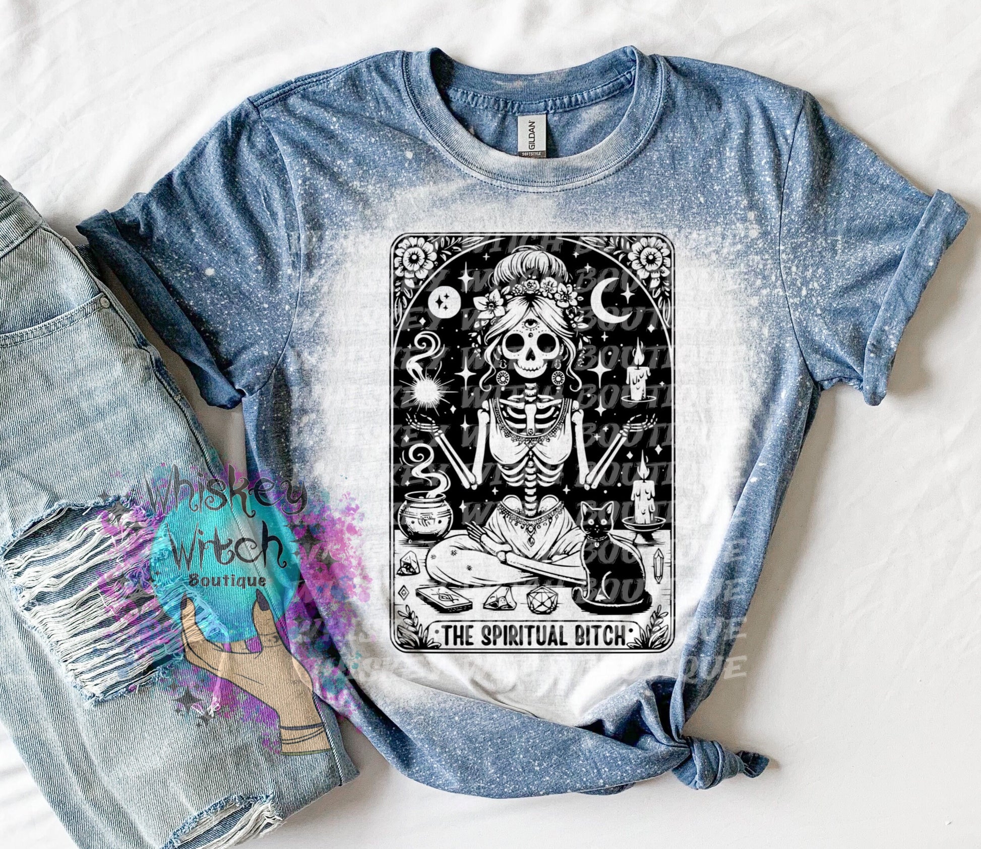 The Spiritual B*tch witchy shirt | sarcastic | trending | unique | vintage | retro | distressed | custom | funny | gift best seller