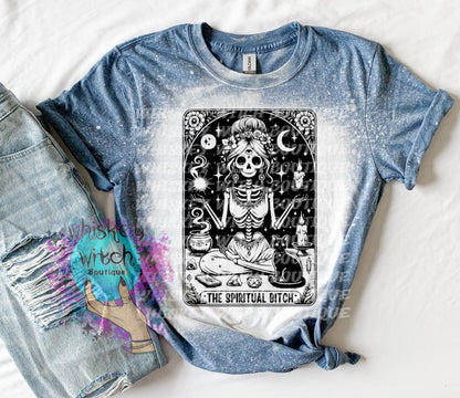 The Spiritual B*tch witchy shirt | sarcastic | trending | unique | vintage | retro | distressed | custom | funny | gift best seller