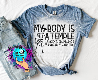 My Body Is a temple funny | vintage | retro | distressed | custom | funny |T shirt | gift | T shirts funny | cool T shirts | sarcastic