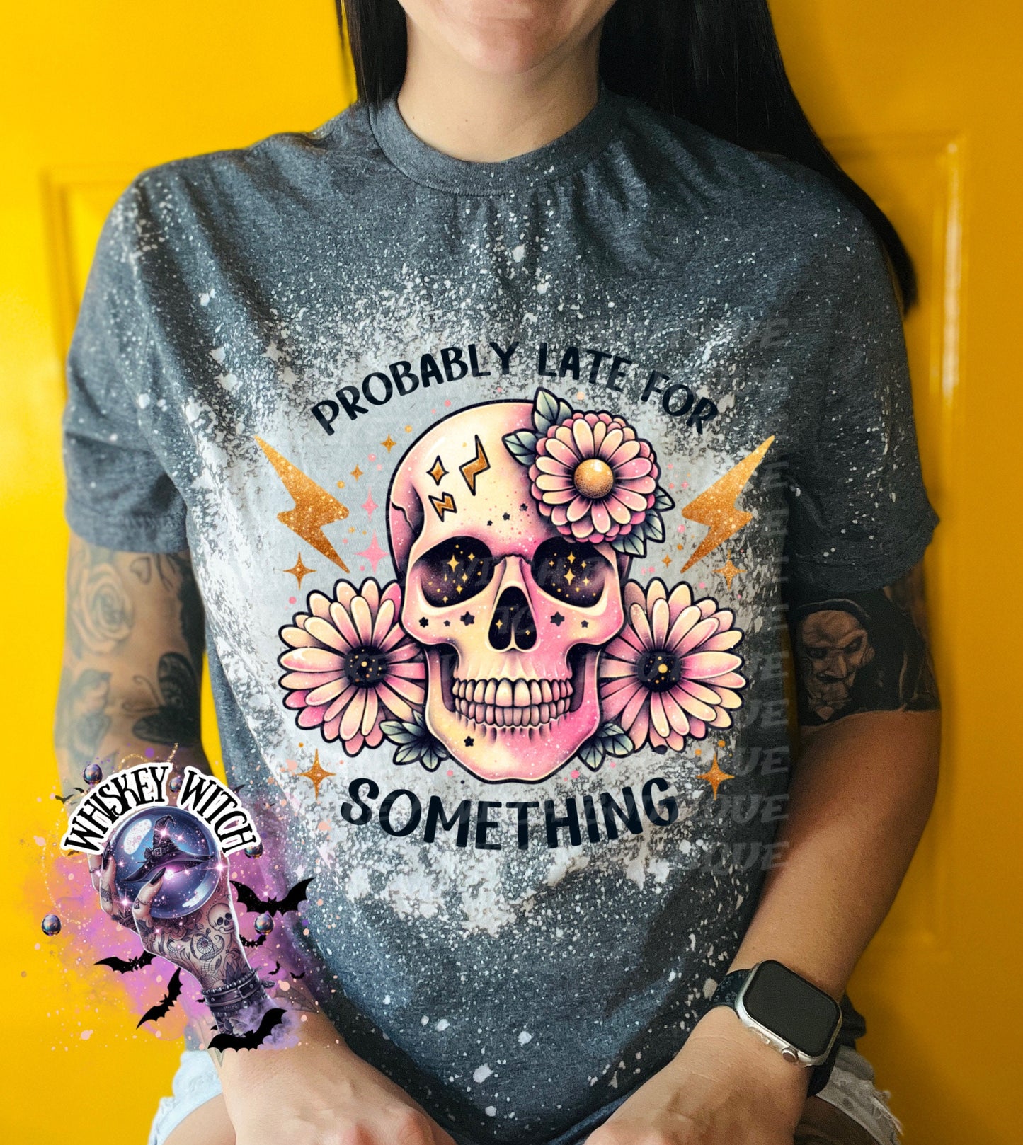 Probably Late for Something fun shirt | sassy | bleached | vintage | retro | distressed | custom | funny | best seller | gift | soft tee