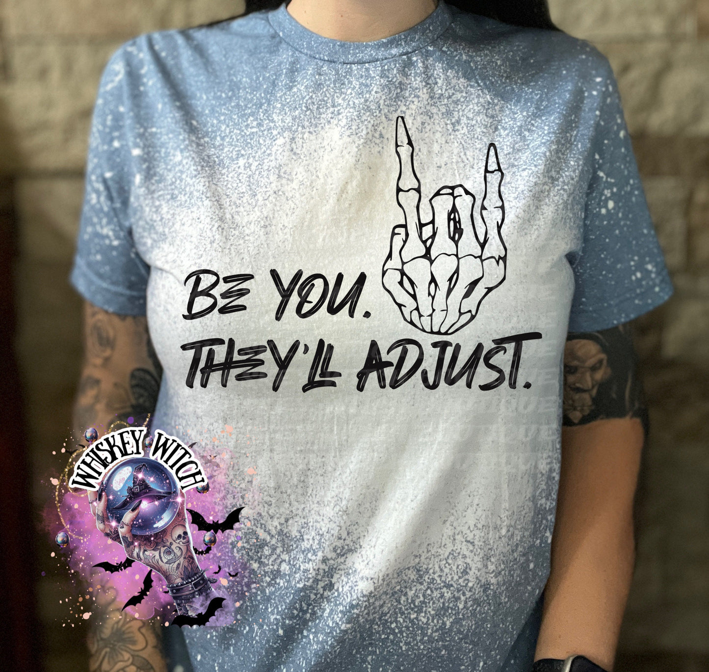 Be You They’ll adjust Bleached Tee | retro | best seller | tshirt | custom | gift | vintage | best seller | inspirational | soft tee