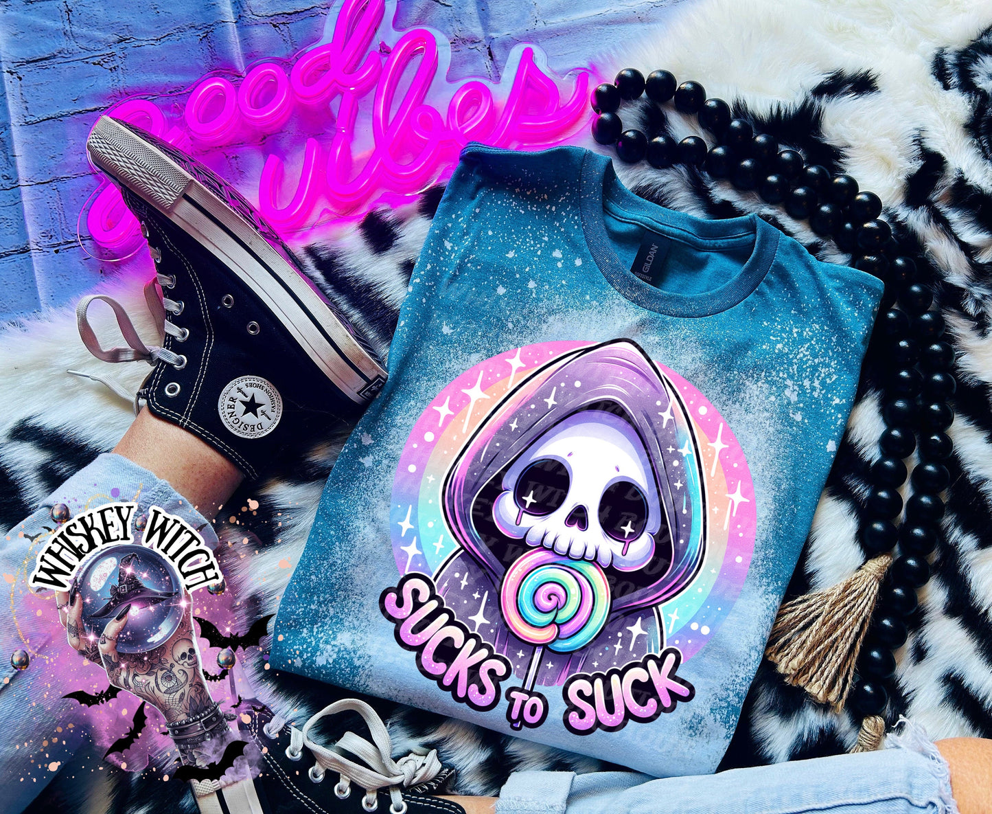 Sucks to Suck Grim funny bleached tee | vintage | retro | | funny |T shirt | gift | T shirts funny | cool T shirts | sarcastic | soft tee