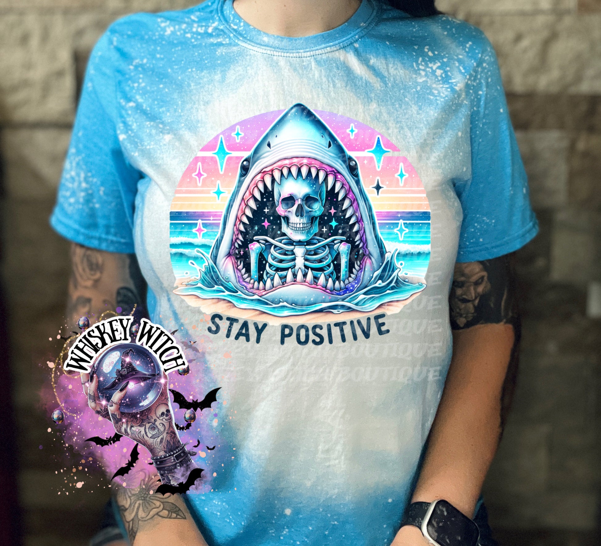 Positive Shark Summer Shirt | vintage | retro | distressed | custom | funny |T shirt | gift | T shirts funny | cool T shirts | sarcastic