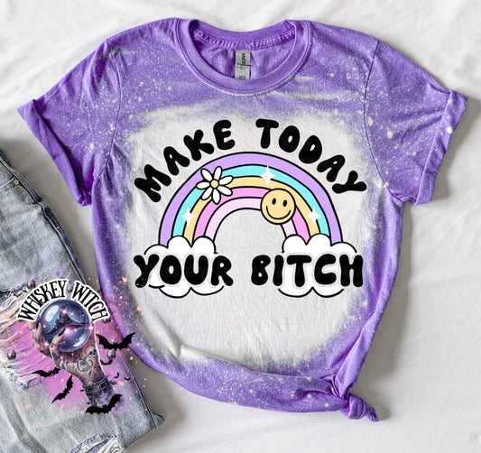 Make today funny T shirt  | vintage | retro | distressed | custom | funny shirt  | Halloween | gift | sarcastic | snarky | goth | custom