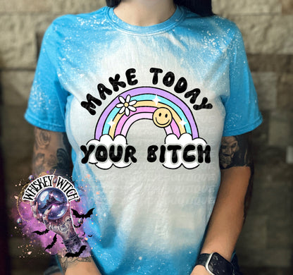 Make today funny T shirt | vintage | retro | distressed | custom | funny shirt | Halloween | gift | sarcastic | snarky | goth | custom