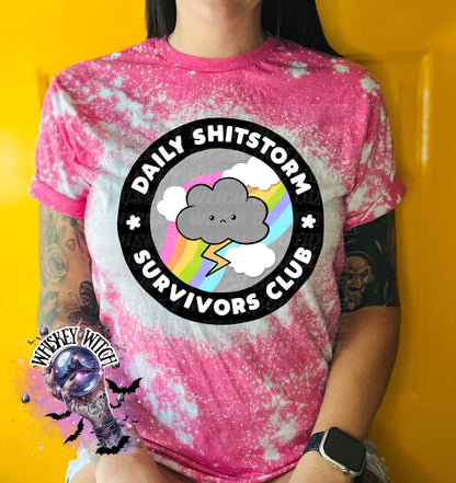 Survivors Club sarcastic | vintage | retro | bleached | custom | funny shirt | Halloween | gift | snarky | goth | custom | mom | soft tee