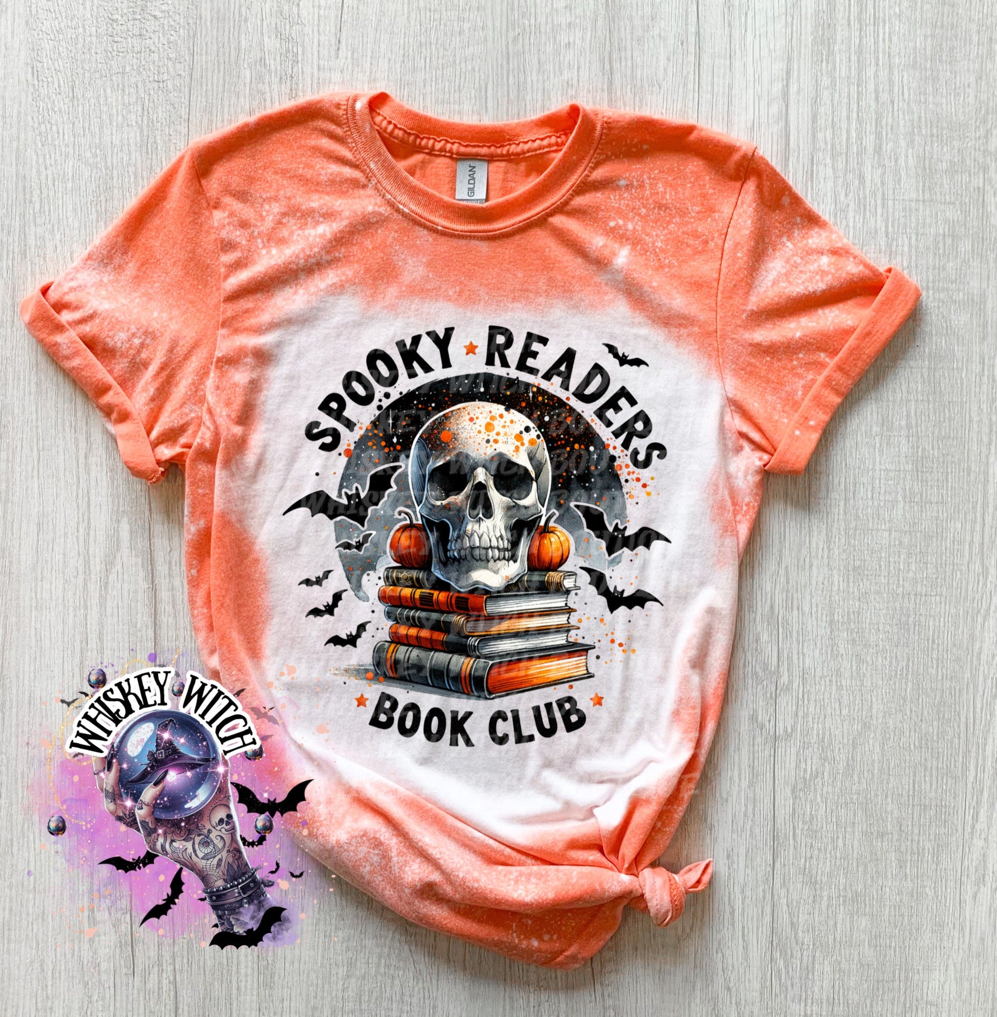 Spooky Readers Book Club | vintage | retro | distressed | custom | funny shirt | Halloween | gift | snarky | goth | custom | mom | summer