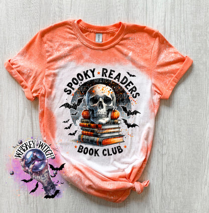Spooky Readers Book Club | vintage | retro | distressed | custom | funny shirt | Halloween | gift | snarky | goth | custom | mom | summer