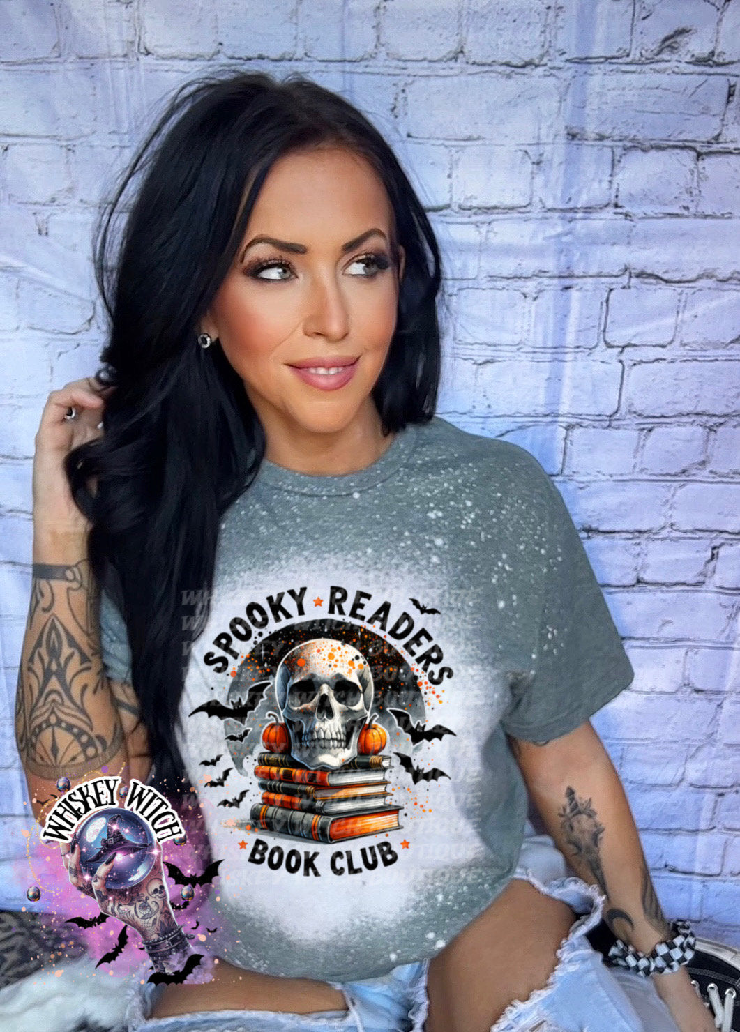 Spooky Readers Book Club | vintage | retro | distressed | custom | funny shirt | Halloween | gift | snarky | goth | custom | mom | summer