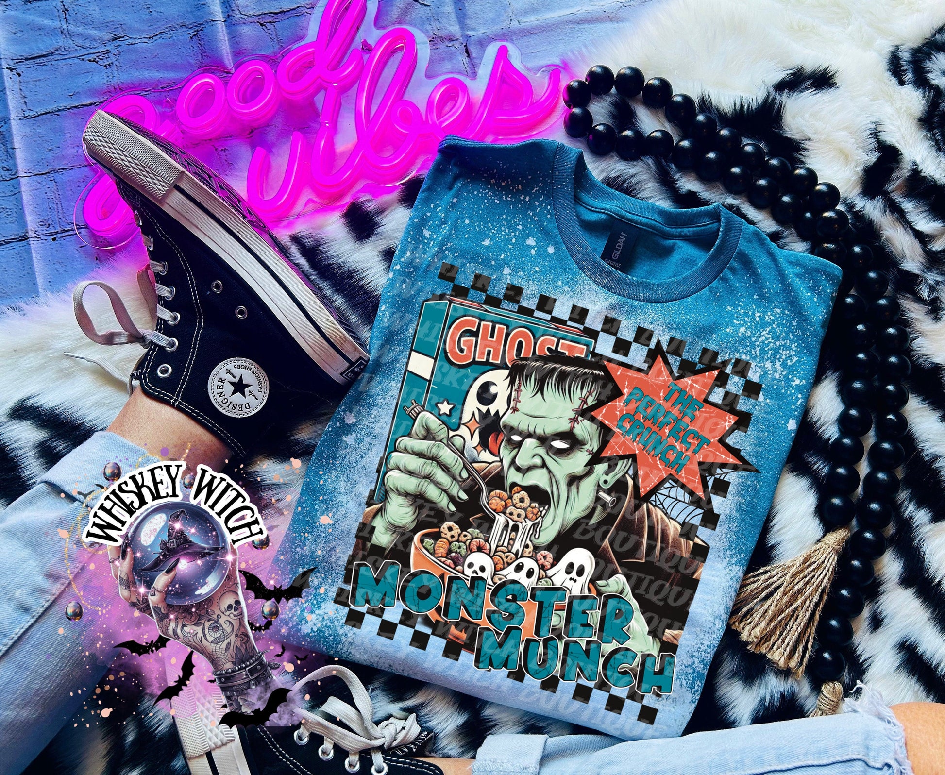 Monster Munch horror | vintage | retro | distressed | custom | funny shirt | Halloween | gift | snarky | goth | custom | mom | summer