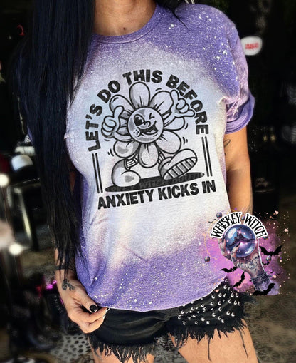 Anxiety Snarky Funny | vintage | retro | distressed | custom | funny |T shirt | gift | T shirts funny | cool T shirts | sarcastic | skull