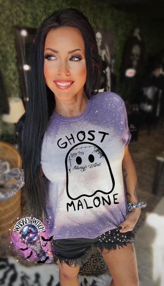 Bleached Shirt Ghost Malone | vintage | retro | distressed | custom | funny shirt | gift | best seller