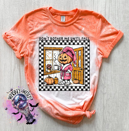 Don’t Bother Me Until Fall| vintage | retro | distressed | custom | funny | Halloween | gift | womens shirt | goth | fall shirt | vintage