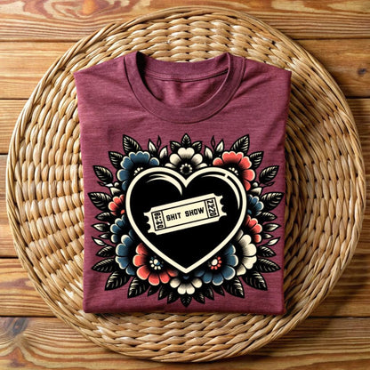 Shitshow Ticket Tattoo | vintage | retro | distressed | custom | funny shirt | Halloween | gift | snarky | goth | custom | mom | summer