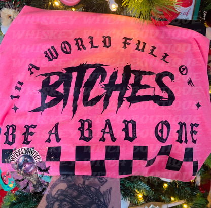 T shirt | Be a Bad Bitch Sassy | vintage | retro | distressed | custom | dead inside | sarcastic | sassy | shirts for women | gift idea