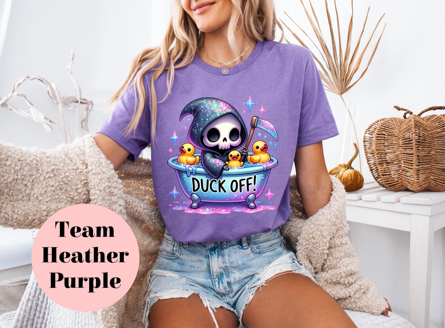 Duck off snarky T shirt | vintage | retro | distressed | custom | funny shirt | Halloween | gift | custom | trending | trendy | women’s