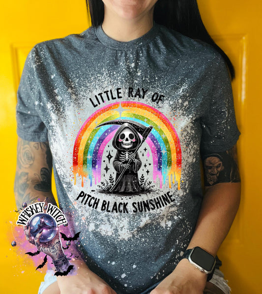 Reaper Littleray funny | vintage | retro | bleached | custom | funny shirt | Halloween | gift | snarky | custom | mom | summer | soft tee