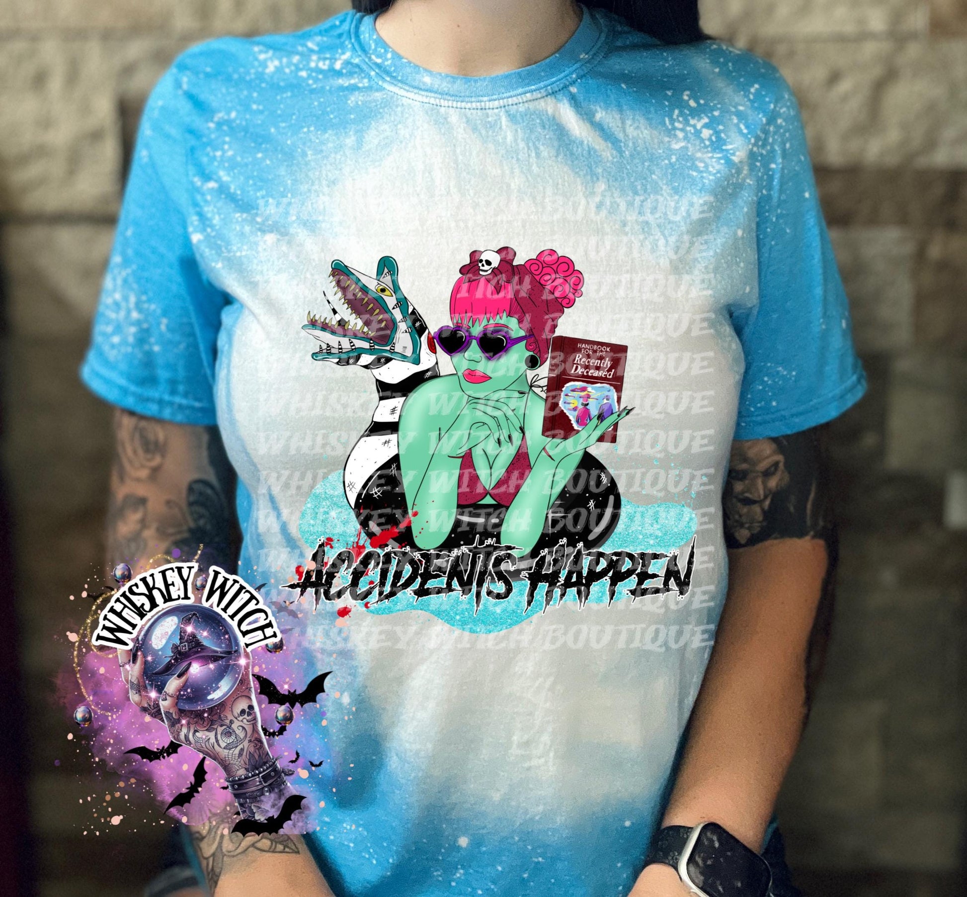 Bleached shirt Accident | vintage | retro | distressed | custom | funny | Halloween | gift