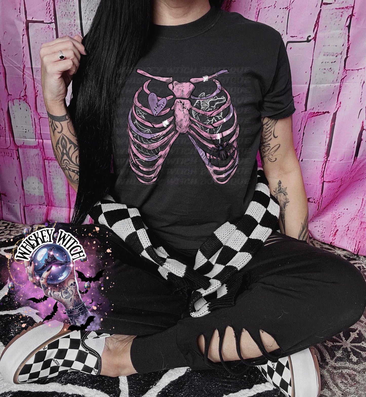T shirt | Valentines Day RibCage Goth | vintage | retro | distressed | custom | dead inside | Halloween | gift ideas | spooky | soft tee