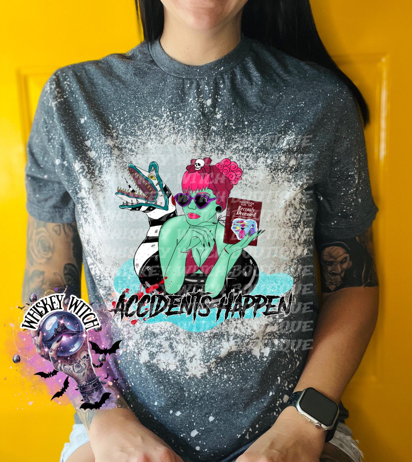 Bleached shirt Accident | vintage | retro | distressed | custom | funny | Halloween | gift