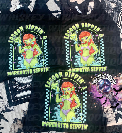 Spooky Monster Summer Margarita Womens TankTop | cute summer shirt | Halloween | funny summer shirt