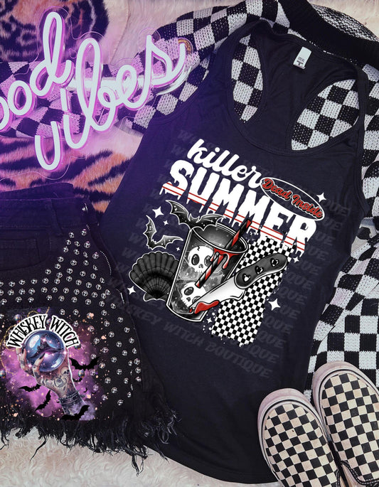 Spooky Killer Summer Womens TankTop | cute summer shirt | cute tank top | women’s tank top | cool summer shirt