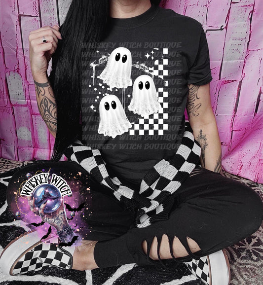 Spooky Grunge ghosts T Shirt | vintage | retro | custom | funny shirt | Halloween | gift | goth | custom | trending | trendy | soft tee