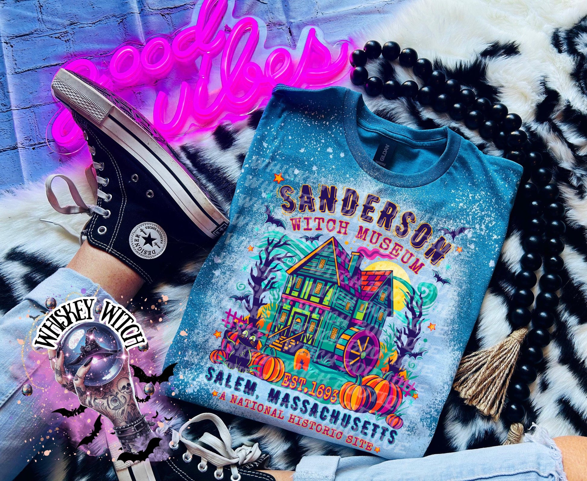 Bleached Shirt Spooky Museum | funny T shirt | gift | tshirt | gift for her | Halloween | sarcastic | soft tee | creepy | vintage