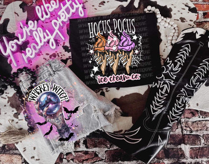 Spooky Witchy Cute T Shirt | vintage | retro | custom | funny shirt | Halloween | gift | goth | custom | trending | trendy | soft tee