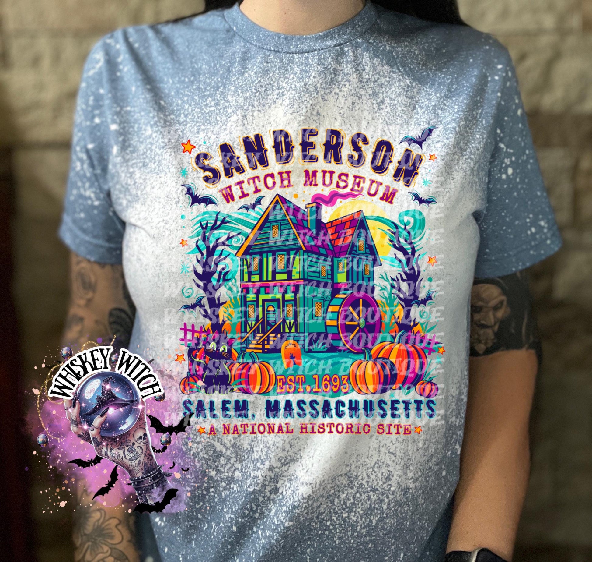 Bleached Shirt Spooky Museum | funny T shirt | gift | tshirt | gift for her | Halloween | sarcastic | soft tee | creepy | vintage