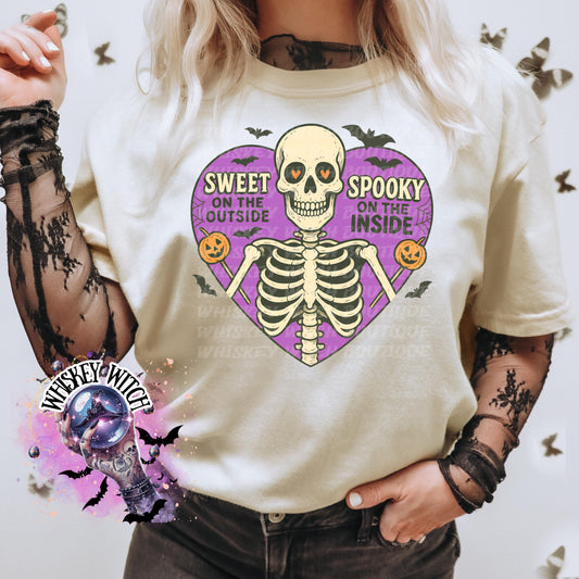 Creepy Skeleton | cute shirt | comfort colors | Halloween shirt | witchy | soft shirt | T shirt | retro | vintage | tee | retro | Skellie